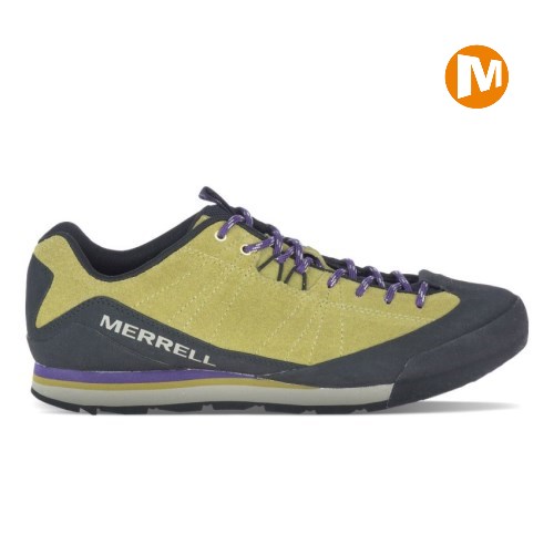 Merrell Catalyst Suede Sneaker Herren HellOlivgrün [DE-NDEGM]